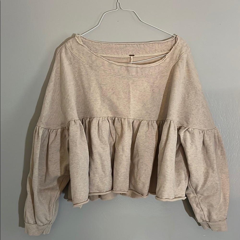 Free People Women’s Cream Sweater